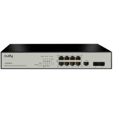 CUDY GS2008PS2 8-Port Gigabit L2 Managed PoE+ Switch with 2 SFP Slots