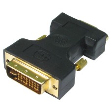 FAST ASIA Adapter DVI-I  (M) - VGA (F) crni