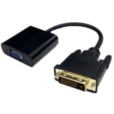 E-GREEN Adapter DVI-D (M) - VGA (F) crni