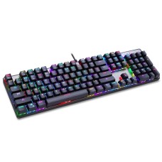 MOTOSPEED CK104 RGB mehanička crna tastatura plavi prekidači